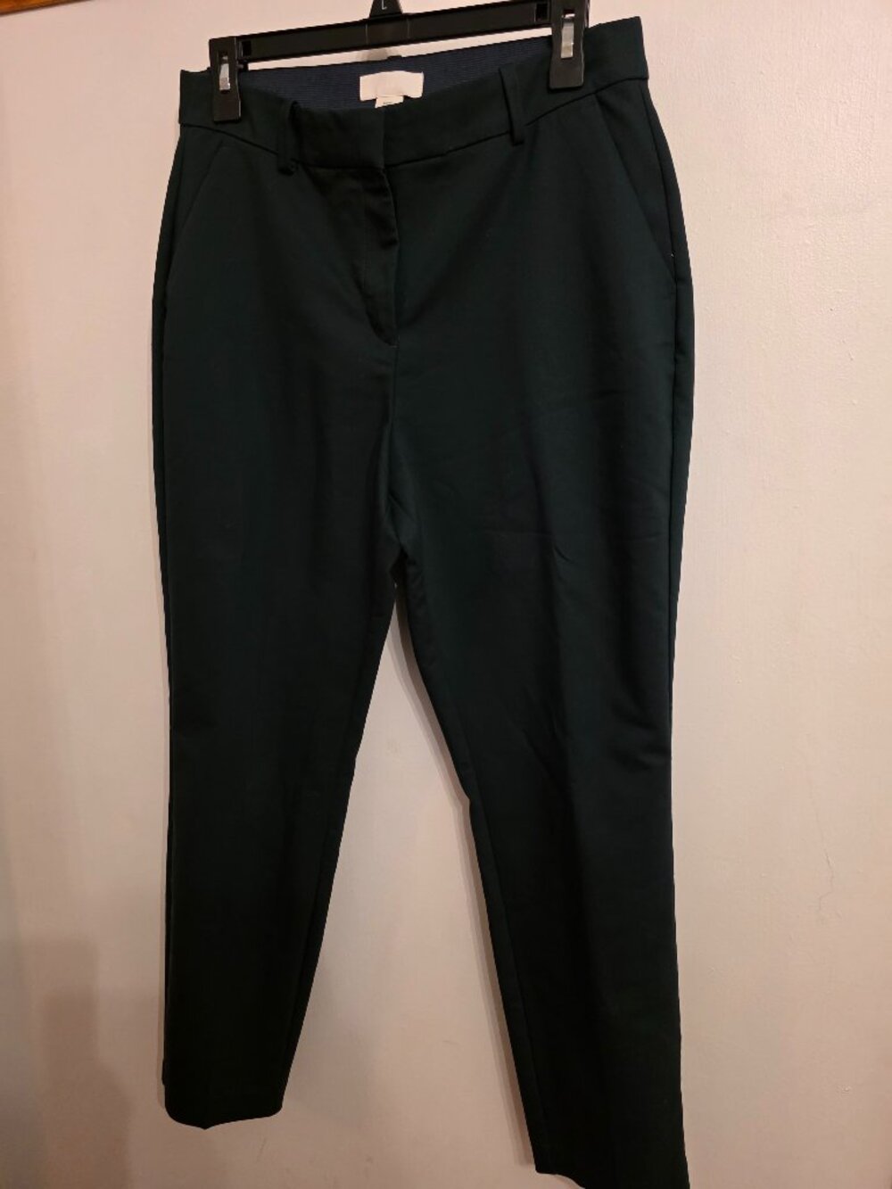 H&M Women’s Green Dress Pants Size 8 NWOT Cotton Blend Career.